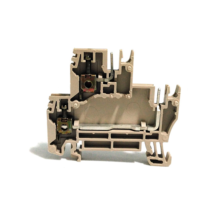 WEIDEMULLER WDK/2.5/BLZ/5.08 - Morseto Componibile Passante 2Vite 2.5mmq 250V 16.5A Beige