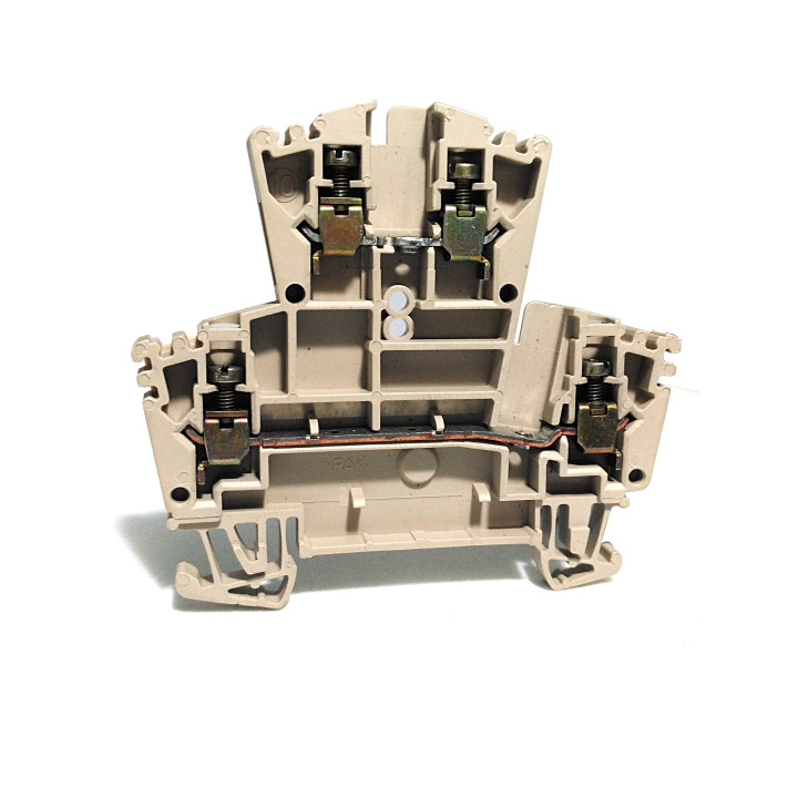 WEIDMULLER WDK-2.5-IEC947-7-1 -Morsettiera con Montaggio 2.5mmq 4vie 400V