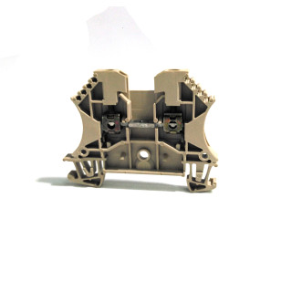 WEIDMULLER WDU 2.5 - Morsetto Componibile Passante Collegamento a Vite 2.5mmq 800V 24A Beige