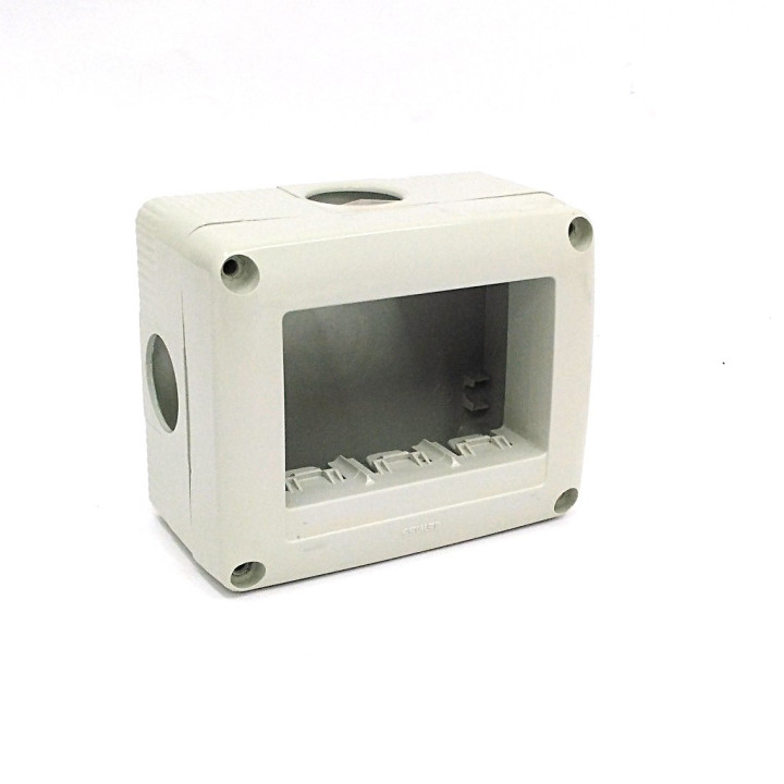 Gewiss GW27 - Custodia SERIE GW27 -25°C 4 Moduli - Grigio