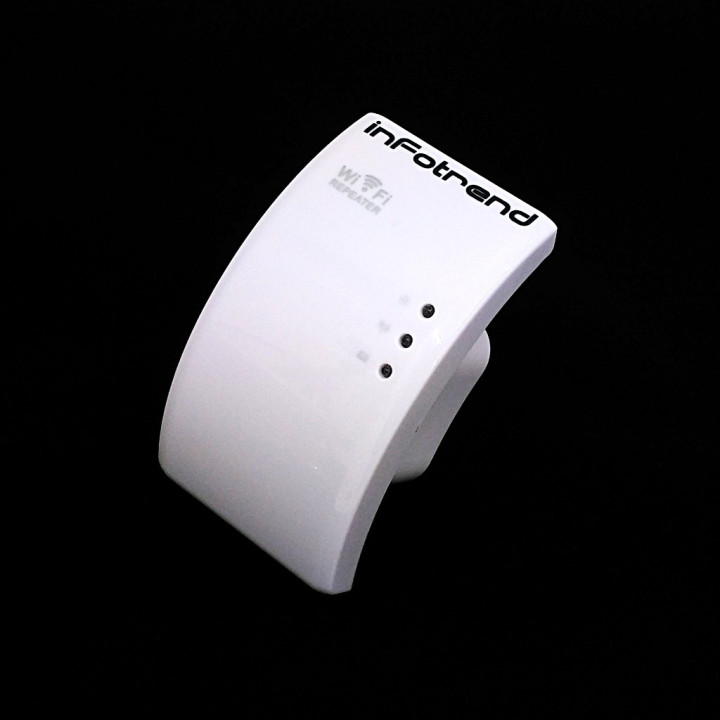 INFOTREND WS1303140835 - Amplificatore Ripetitore Segnale WI-FI N - 300MBPS Senza Fili Rete WLAN - MAC 803F5D9D5972 - Bianco