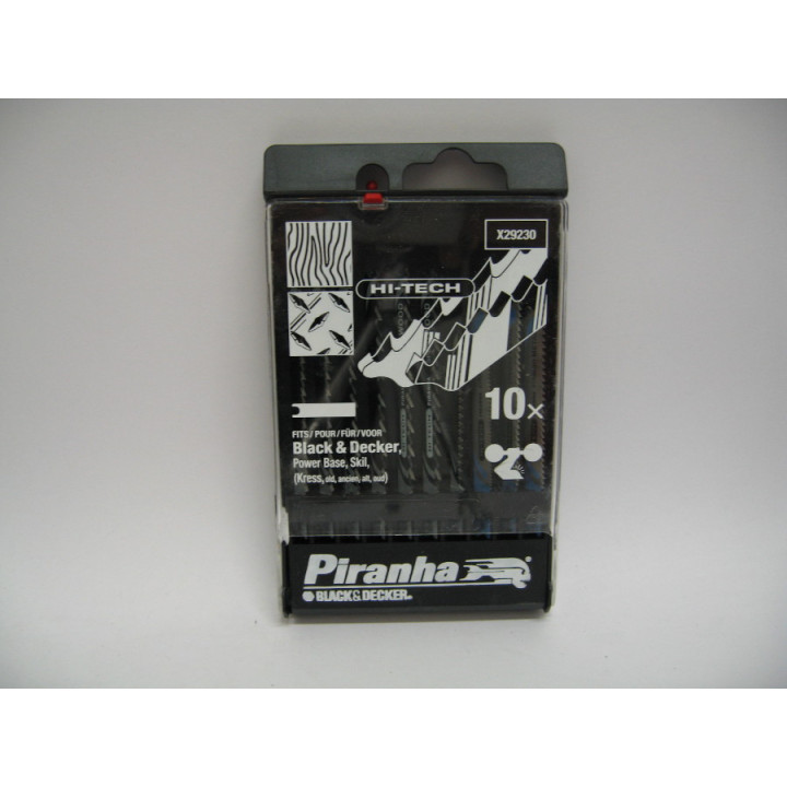 Piranha X29230 Set Composto da 10 Lame per Legno e Metallo