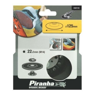 Piranha X32110 Plattorello di Supporto per Smerigliatrice Angolare 125x22.2mm