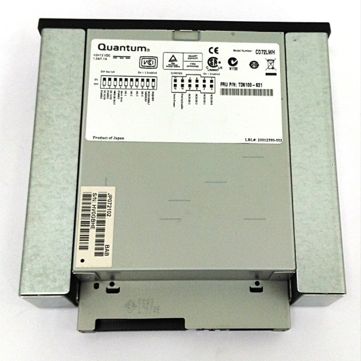 ACER HV0GBHE - Quantum DAT72 Drive 36/72GB - 5,25" Interno 36GB DDS - Mod. CD72LWH - Nero