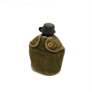 Bottiglia da Campo in Plastica Rivestita in Tessuto Esercito Olandese