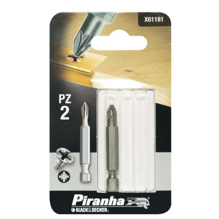 Piranha X61181 Un Inserto Croce da 50mm per Trapano ed Avvitatore