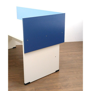 Pannello Divisorio Laterale per Scrivania Ufficio 80x50cm