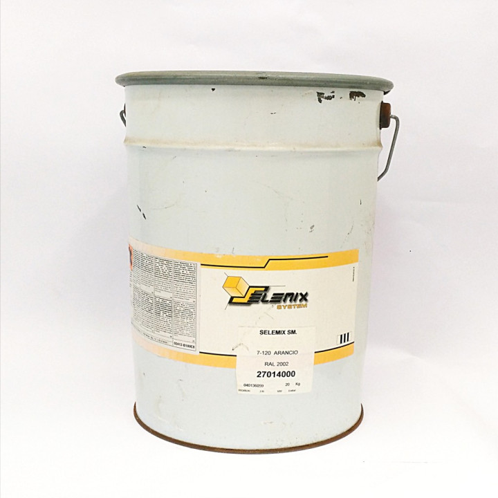 SELEMIX 27014000 - Smalto Acrilico 7-120 Arancio RAL 2002 - 20Kg