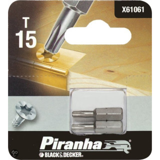Piranha X61061 Inserto da 25mm TORX 15 per Trapano ed Avvitatore