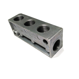 FESTO FR-4-3/8B - Collettore per Aria Compressa Alluminio 3/8" 16Bar