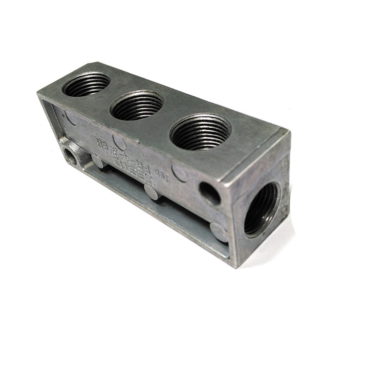 FESTO FR-4-3/8B - Collettore per Aria Compressa Alluminio 3/8" 16Bar