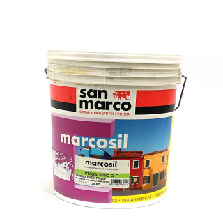SAN MARCO 9520062 - Rivestimento Minerale Marcosil Intonachino G.F. Base Trasparente - 24Kg