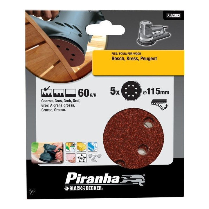 Abrasive Discs 115mm 60G/K