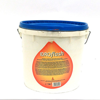 SAFRA - Idropittura Traspirante Micronizzata ad Alto Solido IDROFLASH Bianco - 14Lt/24,88Kg