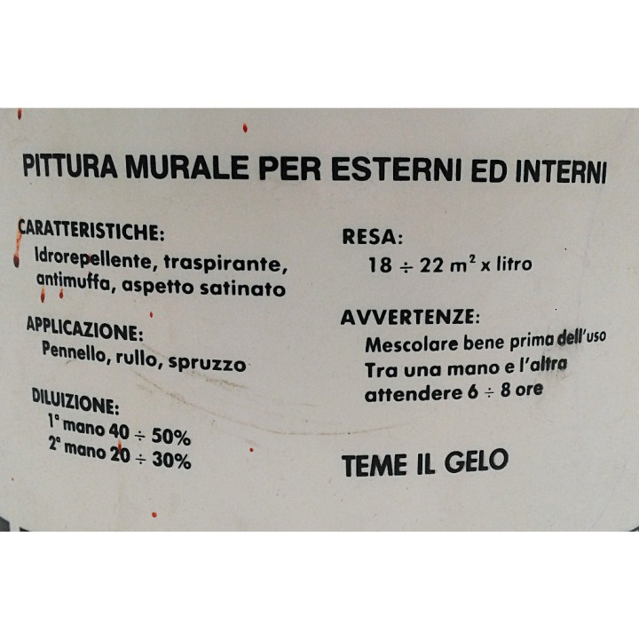 MINCIOCOLORI - Pittura Lavabile Lucida EUROPAINT - 5Lt