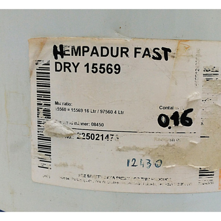 HEMPEL15569 -  Pittura Epossi-Poliamminica HEMPADUR FAST DRY 15569 - 16Lt
