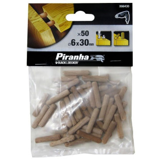 Piranha X66430 Tasselli Legno 6x30mm