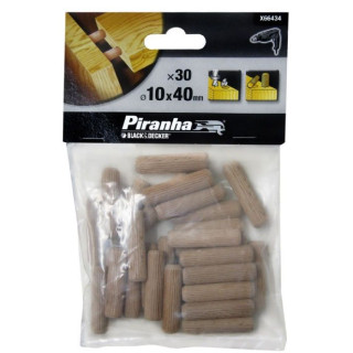 Piranha X66434 Tasselli Legno 10x40mm