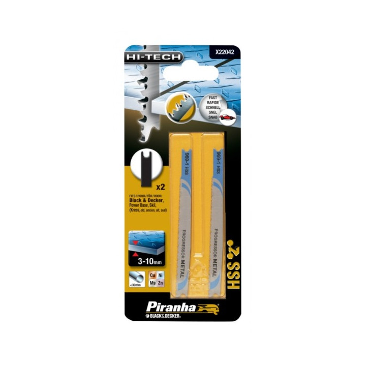 Hacksaw Blades HI-TECH for Metal 3-10mm