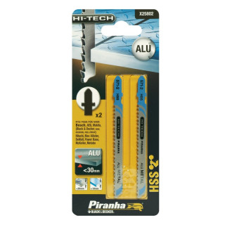 Piranha X25802 Lame per Seghetto HI-TECH per Alluminio e Plastica fino a 30mm
