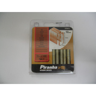 Piranha X70412 Punto Metallico 4.2x12mm in Acciaio Zincato 1400 Pz