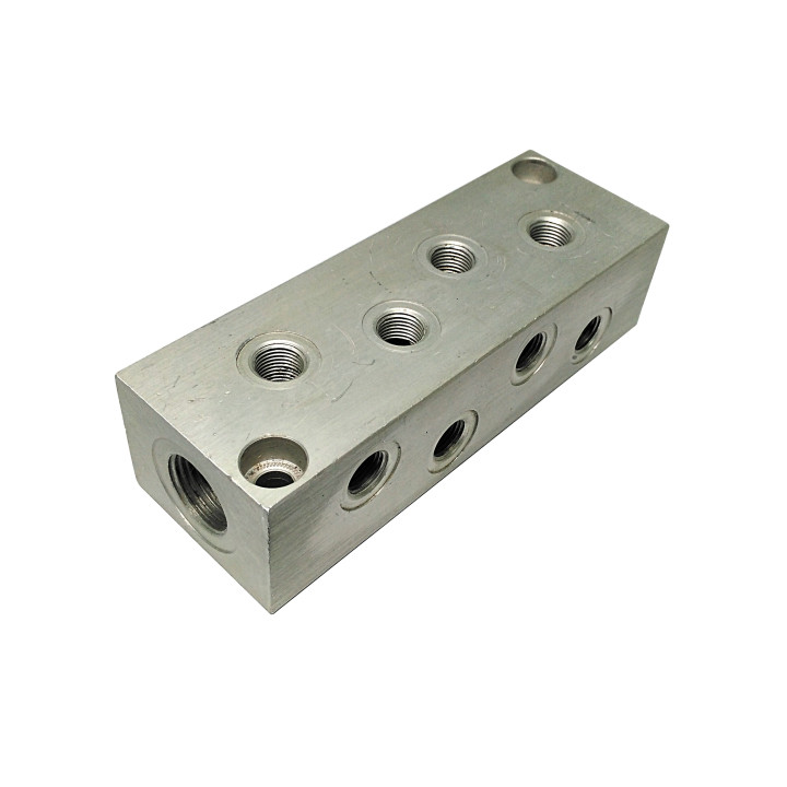 Distributore Aria con 8 Piu 2 Vie in Acciaio