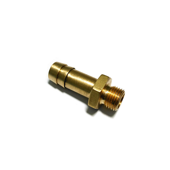 Raccordo in Ottone 1/2"M con Portagomma in Resca da 13mm - OEM
