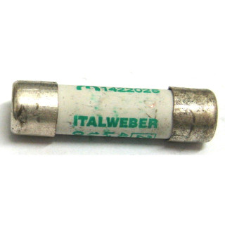 ITALWEBER - Fusibile Cilindrico 25A. - 400V. 120KA - Bianco