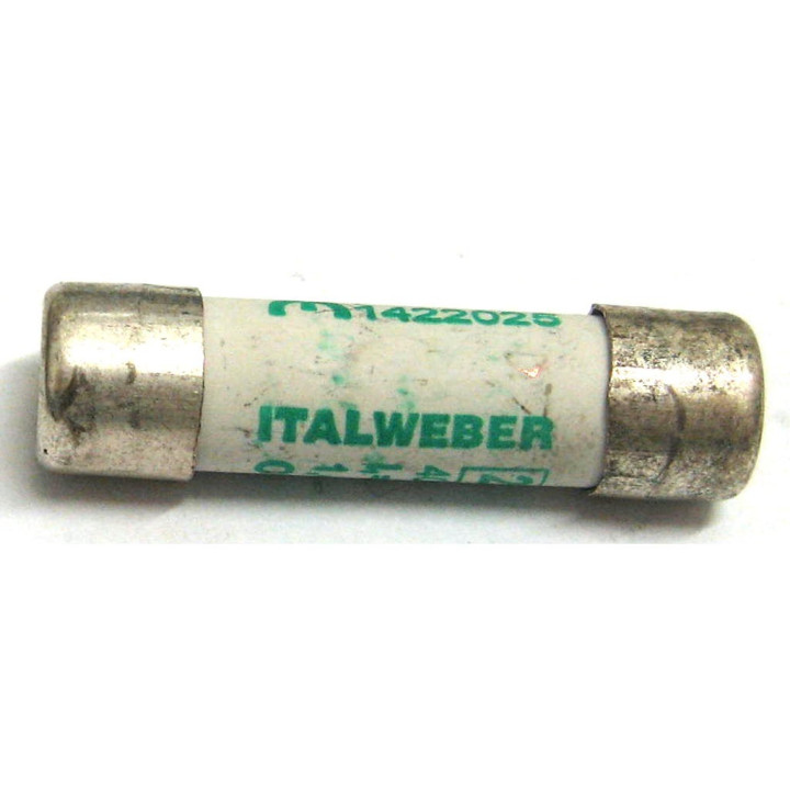 ITALWEBER - Fusibile Cilindrico 25A. - 400V. 120KA - Bianco