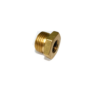 Raccordo in Ottone 1/2"M con Portagomma in Resca da 13mm - OEM