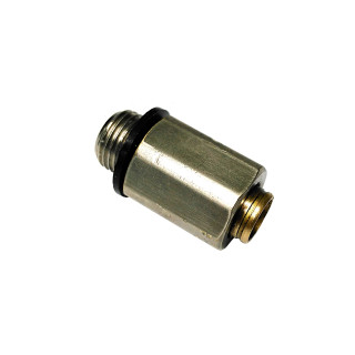 16-005-764 - Innesto Rapido per Tubo Aria Zincato a 6mm con Guarnizione da 3/8"M