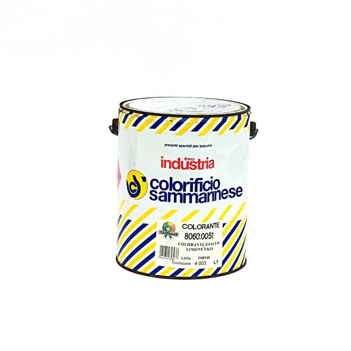 Colorificio Sammarinese 8060.0051 - Colorante Z-51 Giallo Limone Eko - 4Lt