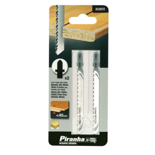 Piranha X23072 Lame per Seghetto HI-TECH per Legno 40mm