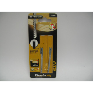 Piranha X25532 Lame per Seghetto HI-TECH per Legno 20mm