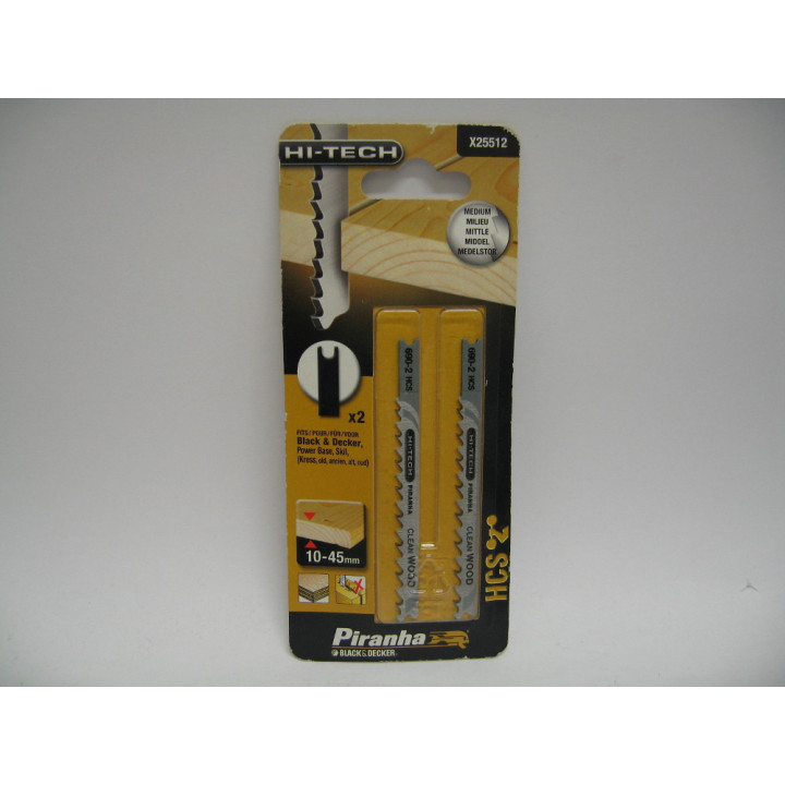 Hacksaw Blades HI-TECH for Wood 10-45mm