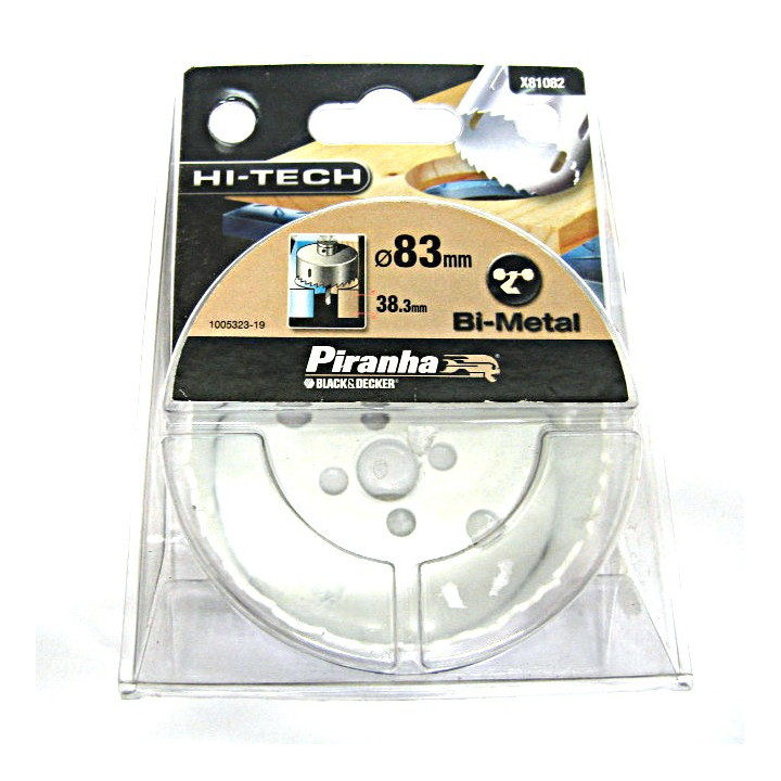 Piranha X81082 HI-TECH Foro Bimetallico 83mm