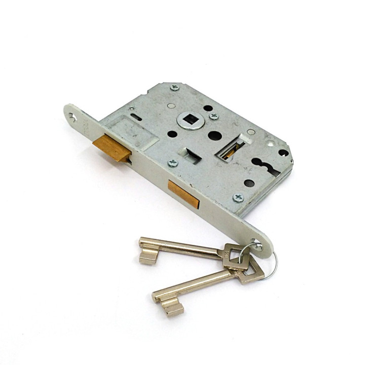 NEMEF - Cilindro Laccato Piastra Frontale per Porte con Chiavi - Misure 11,7x8