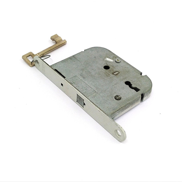 NEMEF - Serratura per Porte Scorrevoli con Chiave - Misure 10x8,5