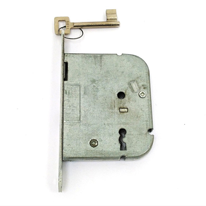 NEMEF - Serratura per Porte Scorrevoli con Chiave - Misure 10x8,5