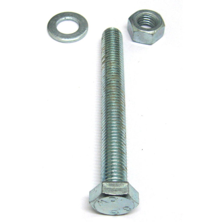 OEM - 2 x Bulloni a Testa Esagonale Completi di Dado e Rondella - Lunghezza Cm11