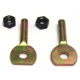 OEM - 2 x Viti a Viola con Testa Forata - Dorate