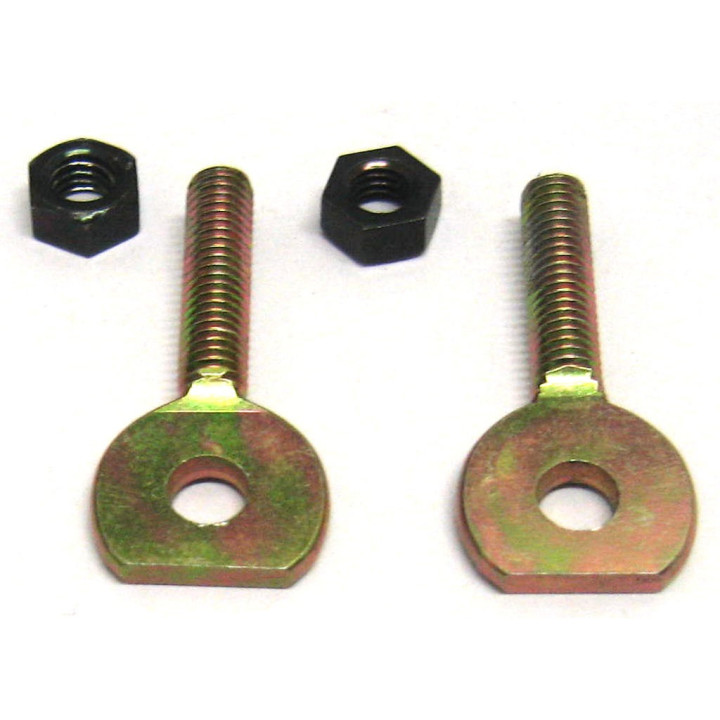 OEM - 2 x Viti a Viola con Testa Forata con Dado - Dorate