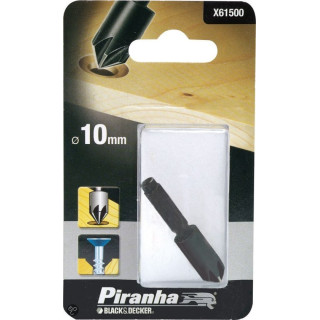 Piranha X61500 Punta Trapano Svasatura TORX per Legno 10mm