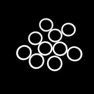 80 x Rondele in Plastica Bianco - 22mm