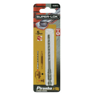 Piranha X53013 Punta Trapano SUPER-LOK per Muratura 5mm