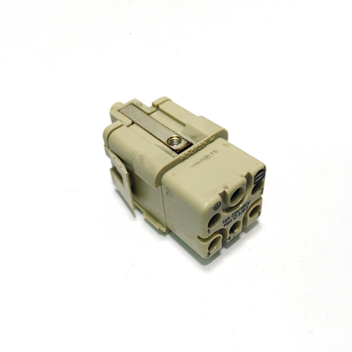 HARTING HAN Q-5/0-F - Inserto Femmina 5+PE 16A 230/400V - Insert Female Quick Lock